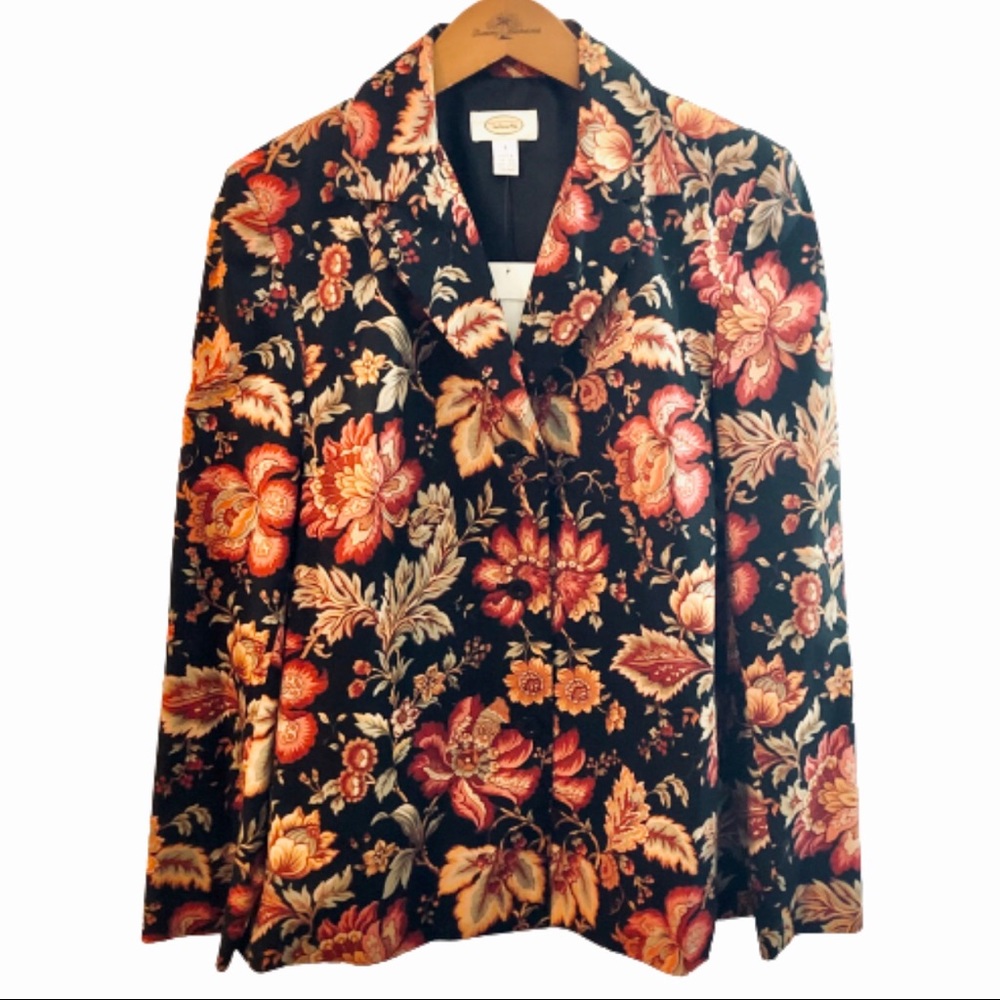 SALE!!! Talbots Women’s Floral Blazer - Picture 8 of 8